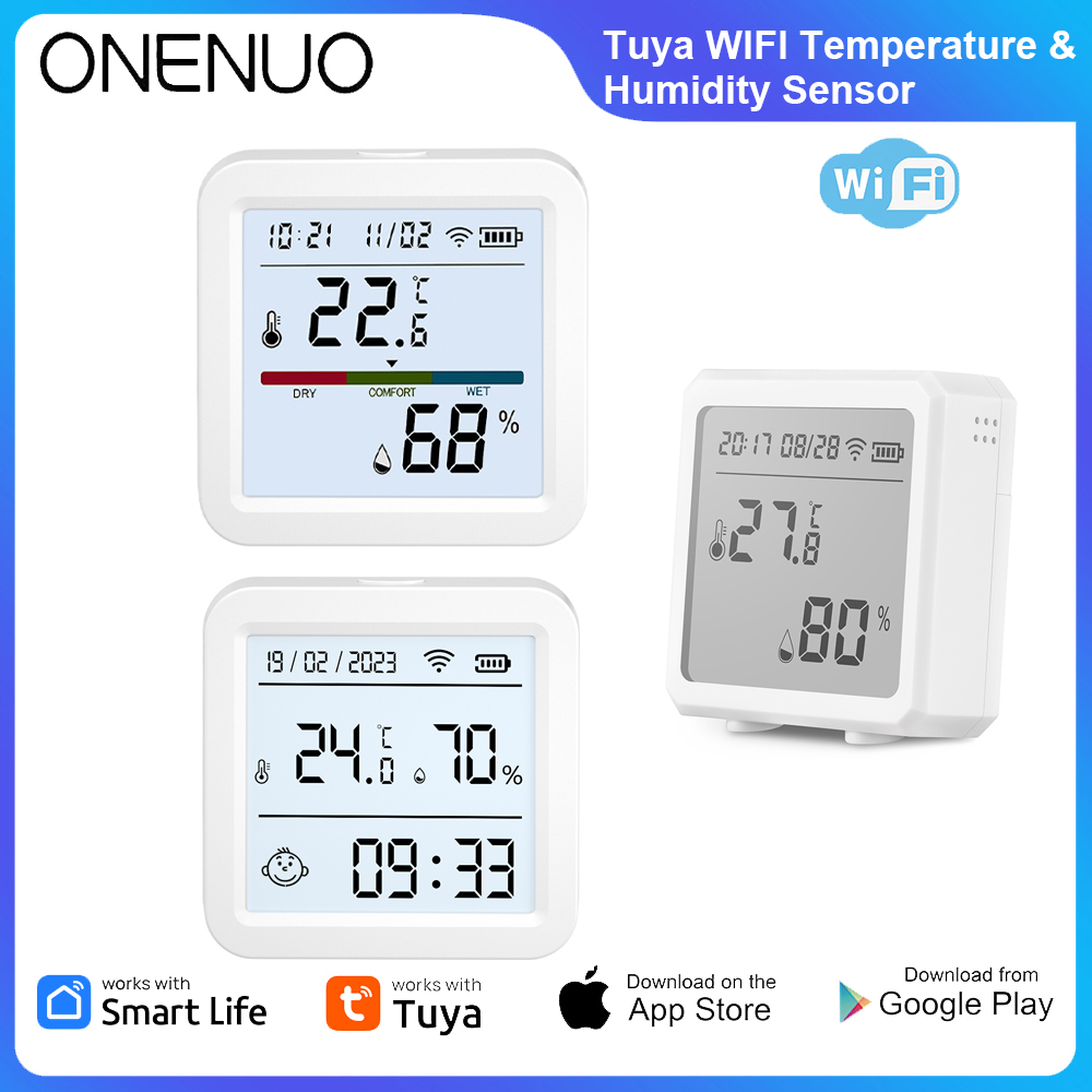 Digital Hygrometer Probe - ONENUO Tuya WIFI Sensor de temperatura